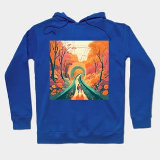 Tunnel of Love, Ukraine cartoon illustration Hoodie